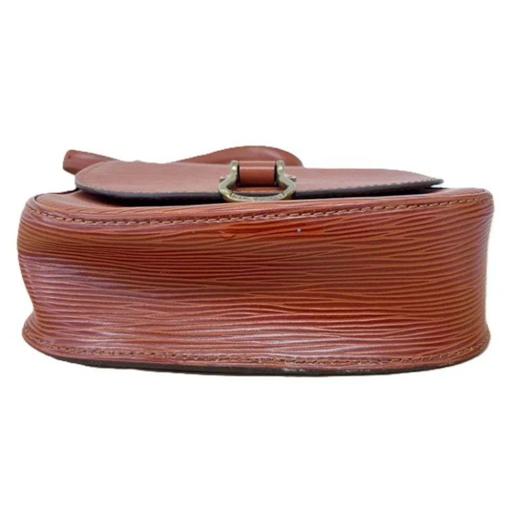 Authentic Louis Vuitton Saint Cloud Epi PM brown kenya leather vintage - Picture 4 of 12